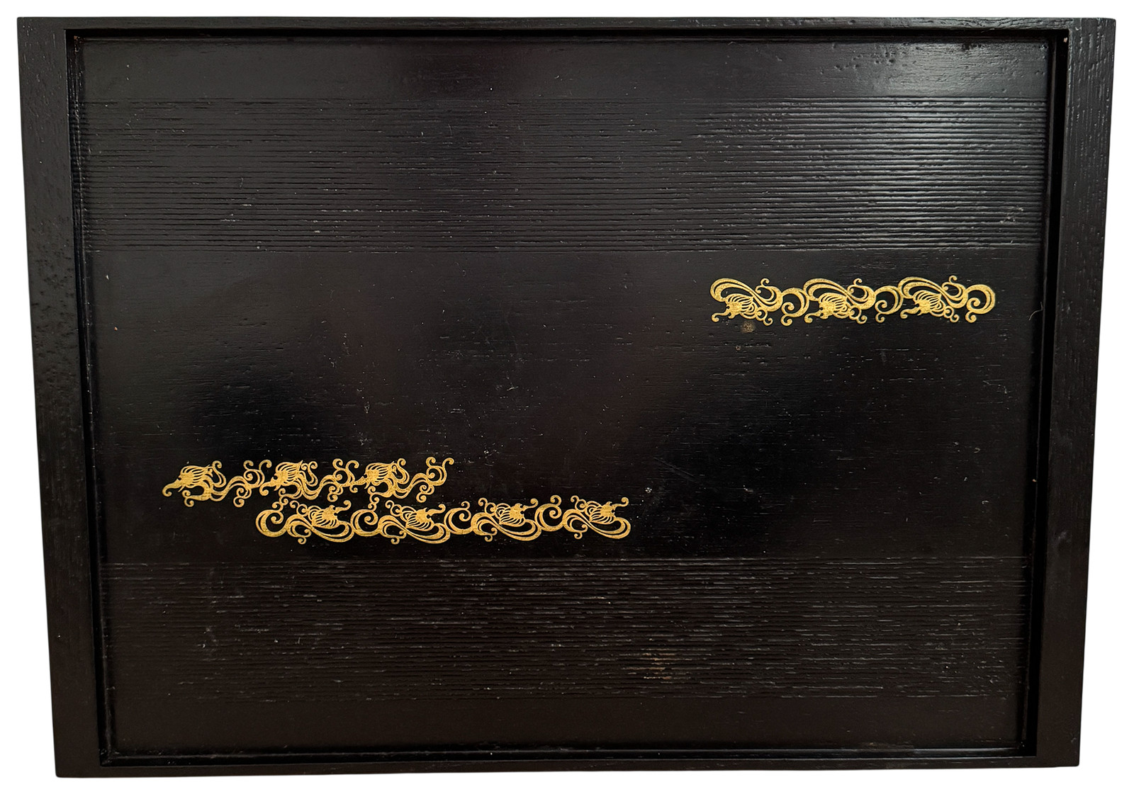 Japanese Urushi Lacquer Serving Tray Set of 3 Zohiko Kyoto w/ Original Box
