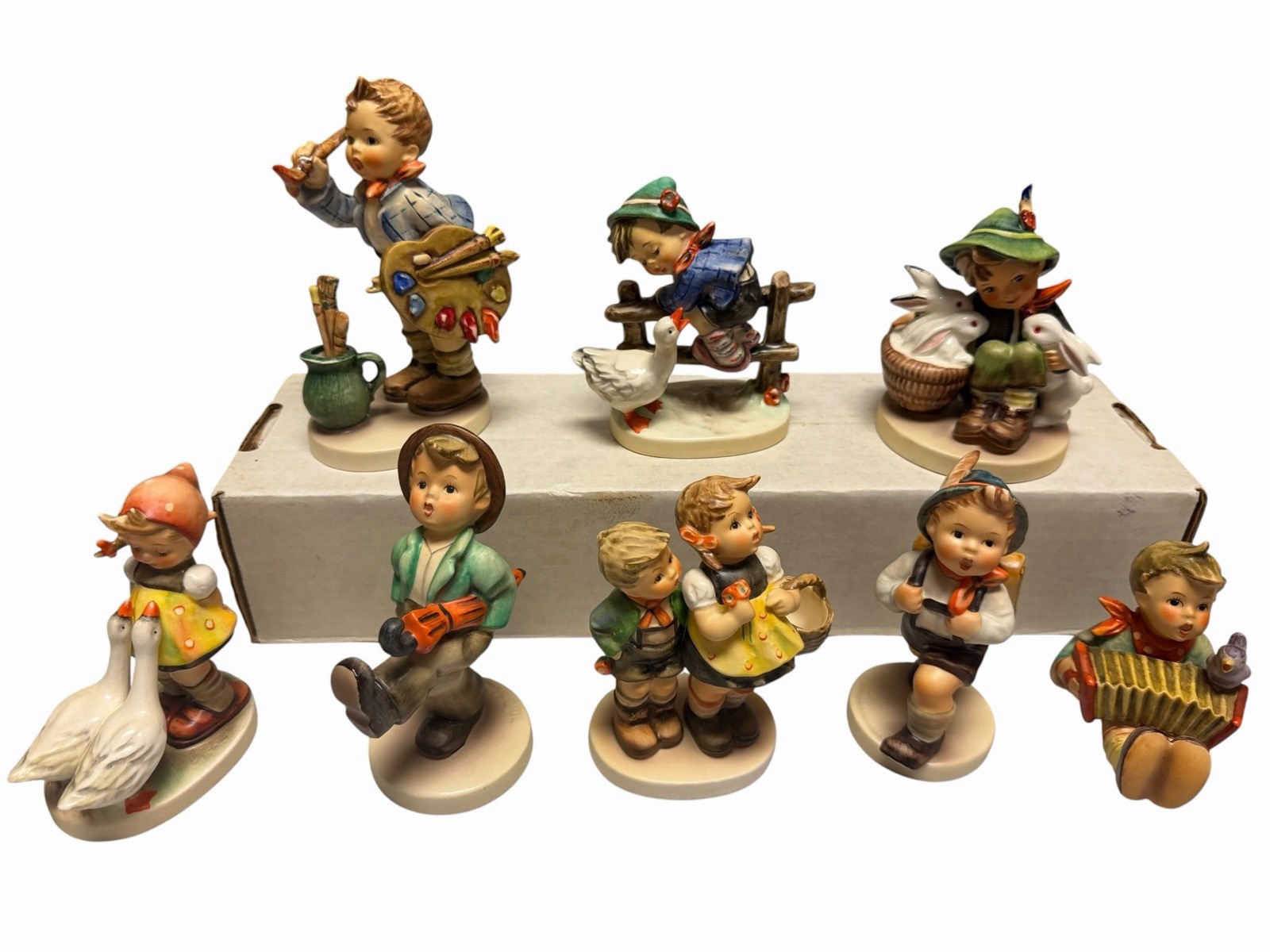 vintage hummel figures collection - some signed, 50’s , retro, great condition
