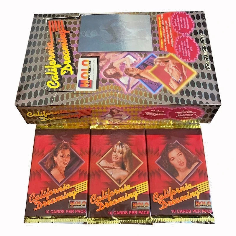 California Dreaming Girls 1991 Holo Pleasures Sealed Pack 10 Cards