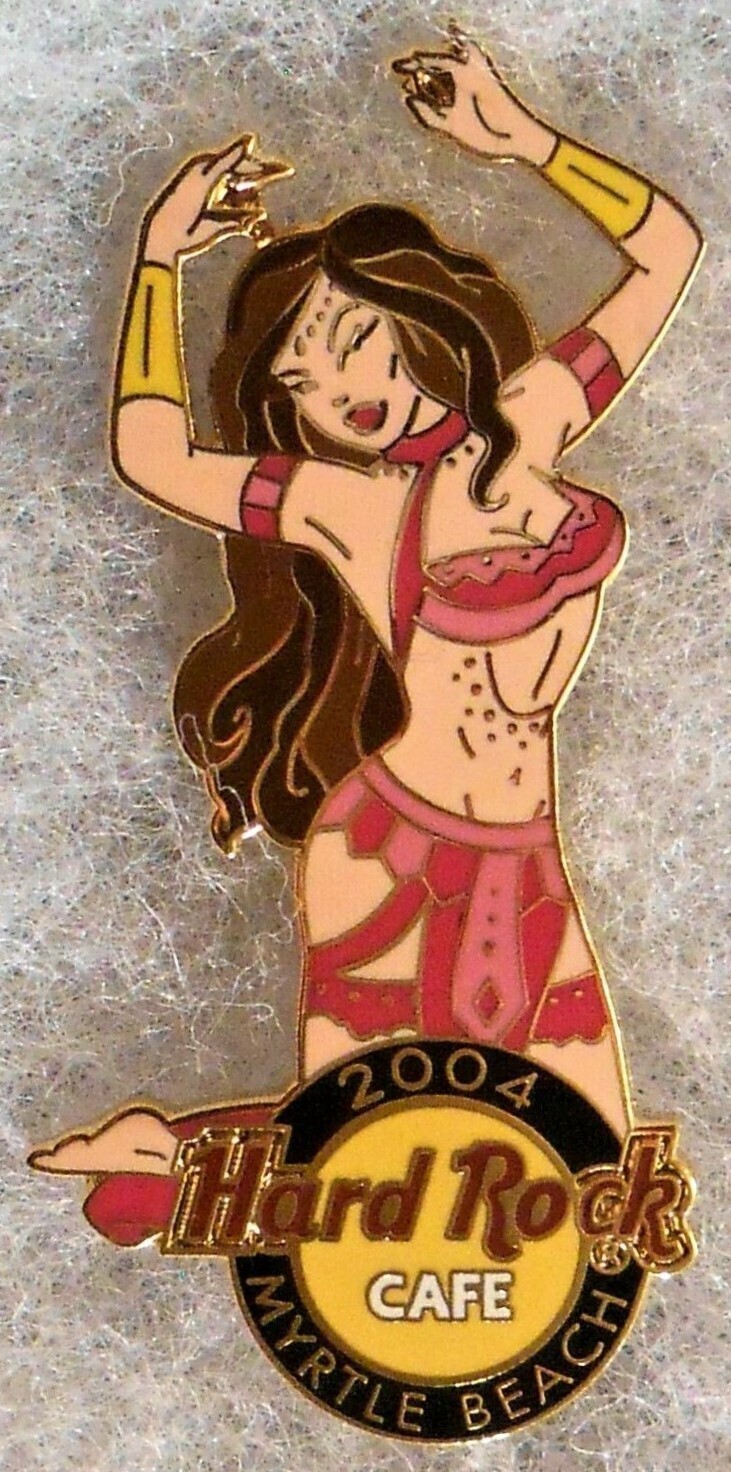 HARD ROCK CAFE MYRTLE BEACH SEXY EGYPTIAN BELLY DANCER GIRL PIN # 25551