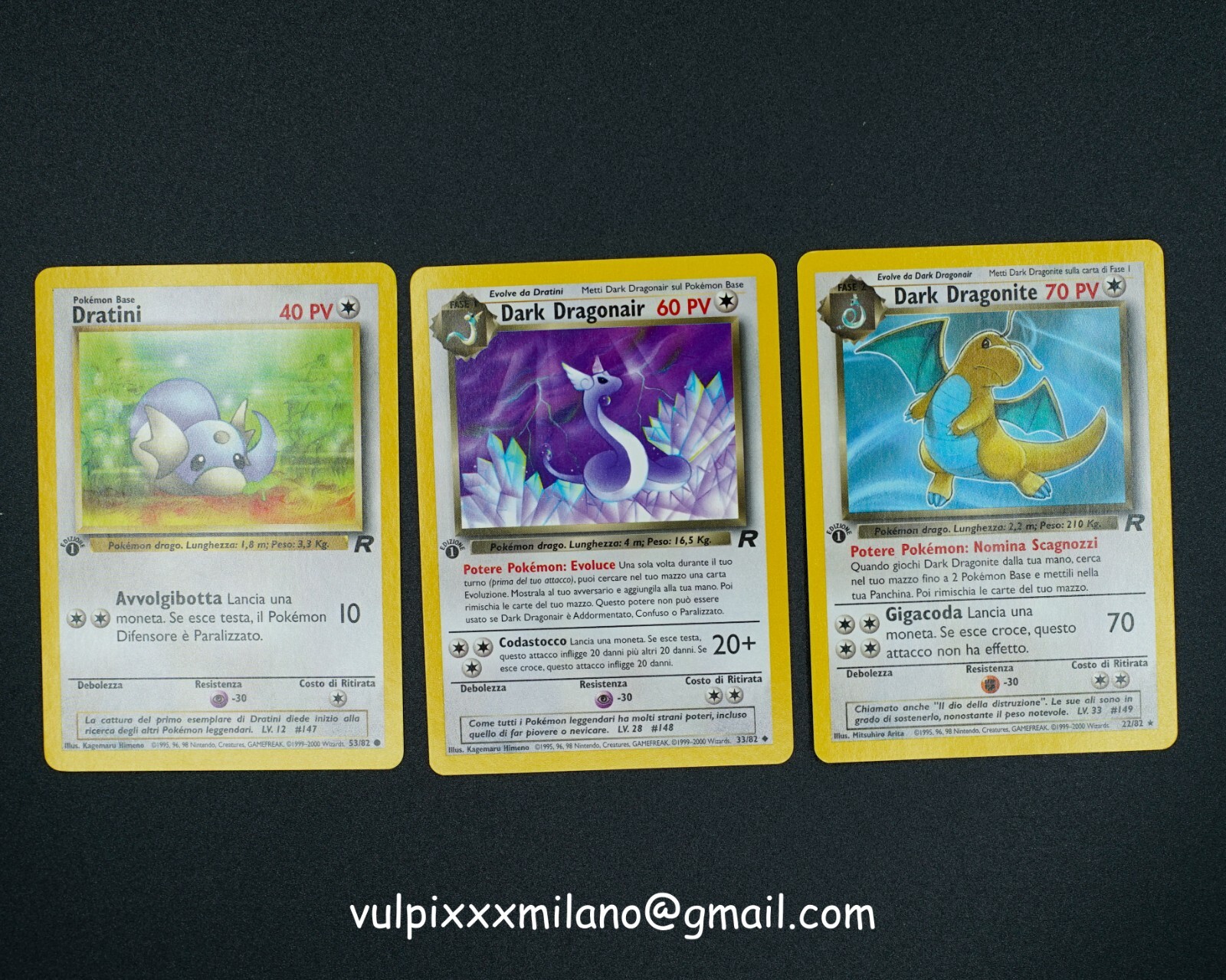 Dark Dragonite- M - 1st ED - 22/82 Team Rocket