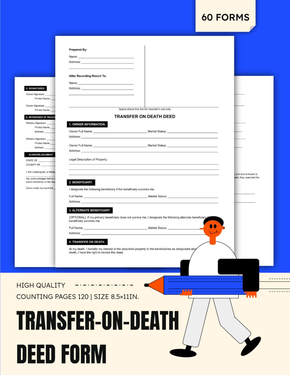 Transfer-On-Death Deed Form: TOD Document for Beneficiary Designation in Real Transfer-On-Death Deed Form: TOD Document for Beneficiary Designation in Real
