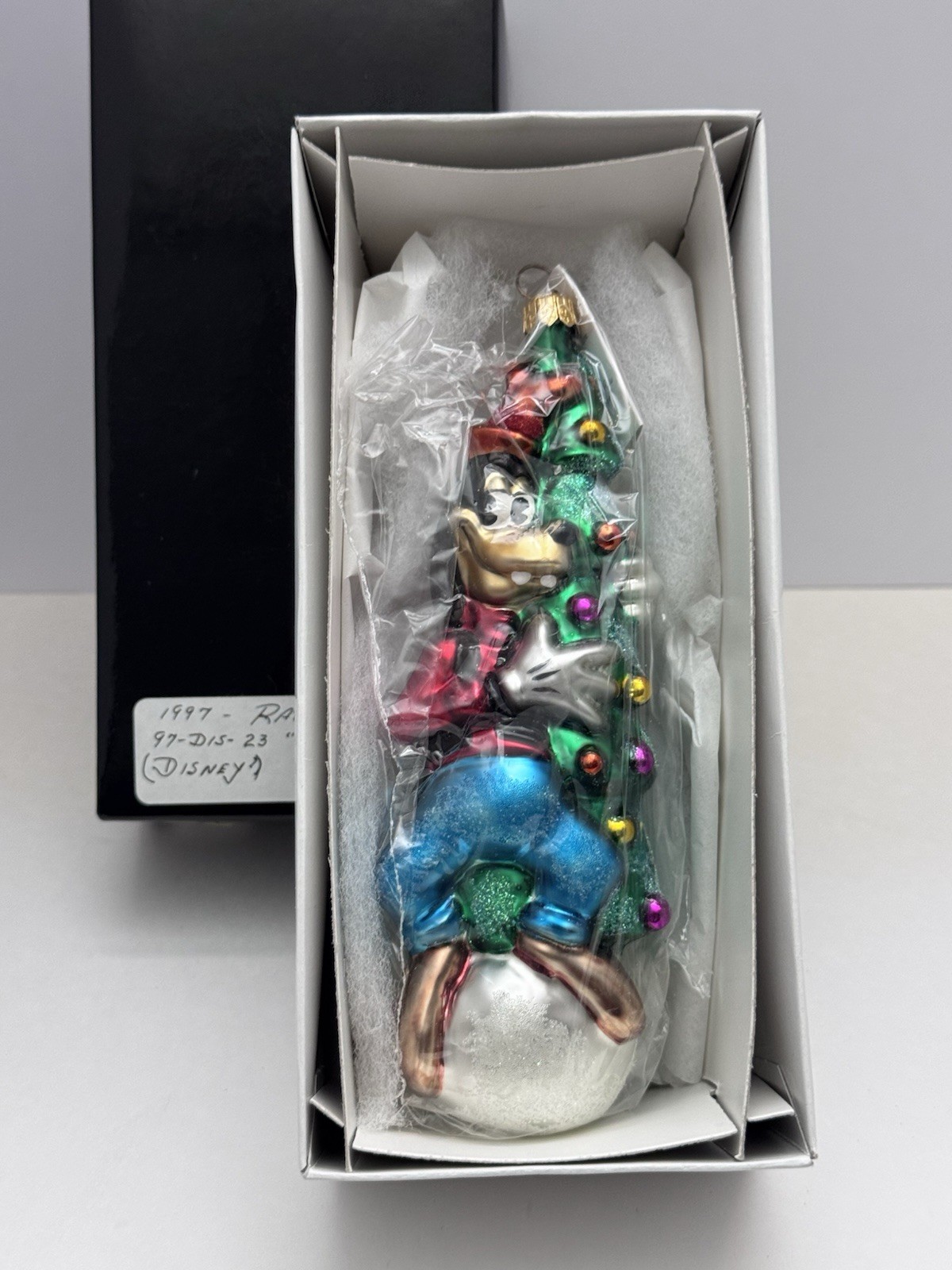 1997 Christopher Radko Disney Goofy Tree Ornament - New w tags