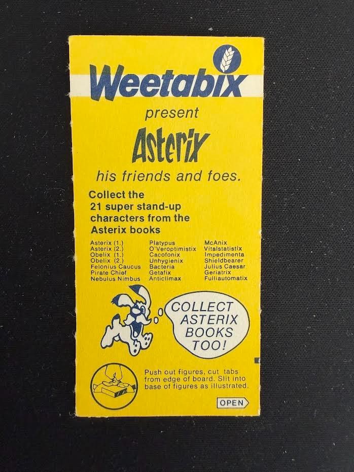 1976 SCARCE -- WEETABIX ASTERIX HIS FRIENDS & FOES