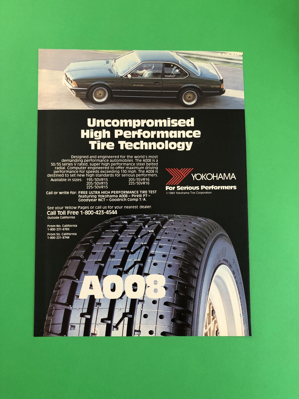 1983 BMW 633CSi ALPINA ORIGINAL VINTAGE PRINT AD ADVERTISEMENT PRINTED