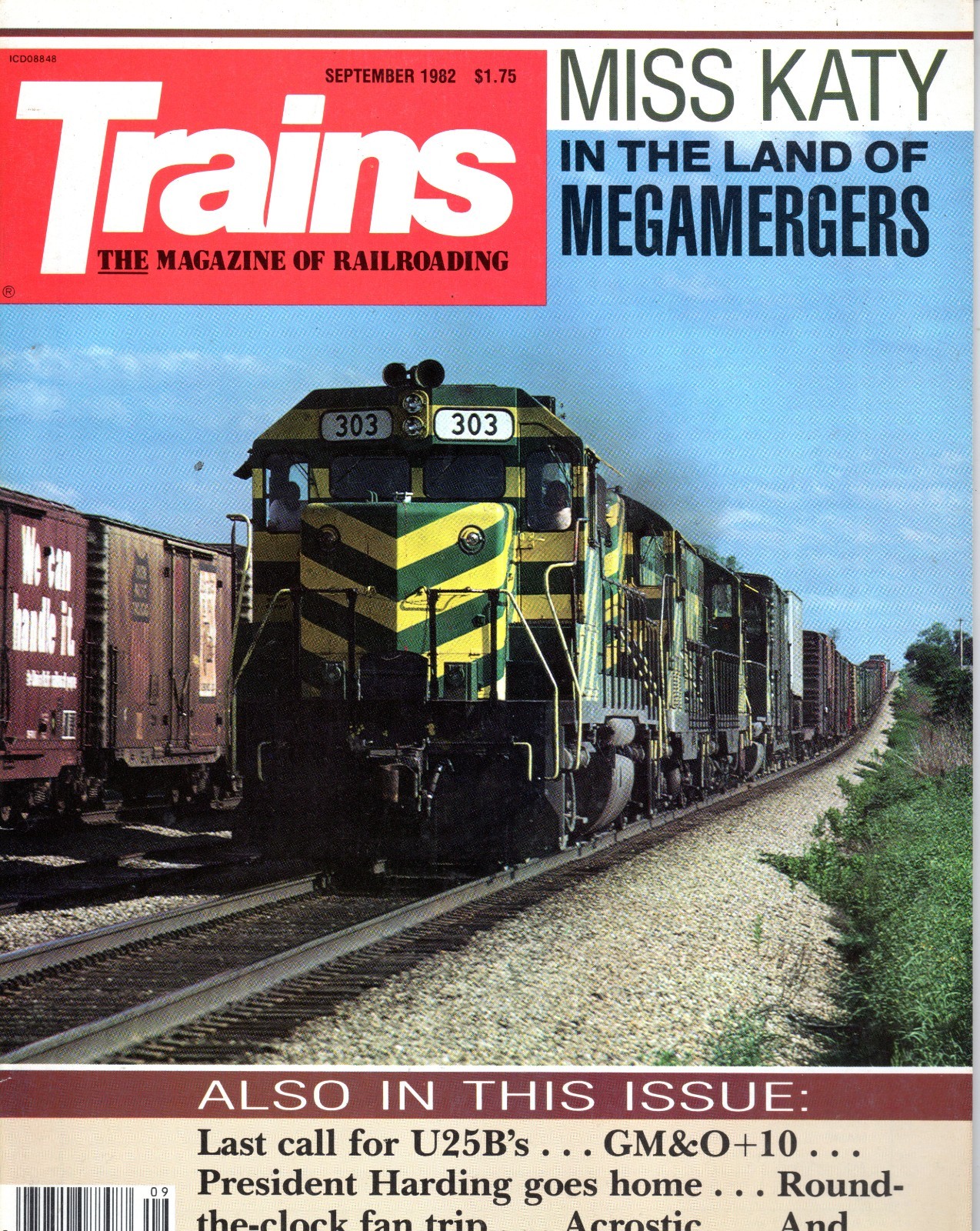 TRAINS MAGAZINE - SEPTEMBER 1982