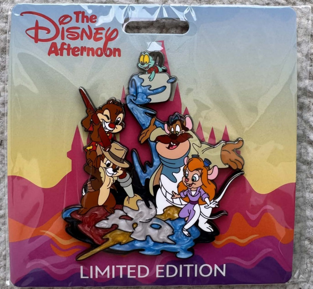 JUMBO Disney WDI MOG 2026 Chip n  Dale Rescue Rangers LE 300 Paintbrush Pin