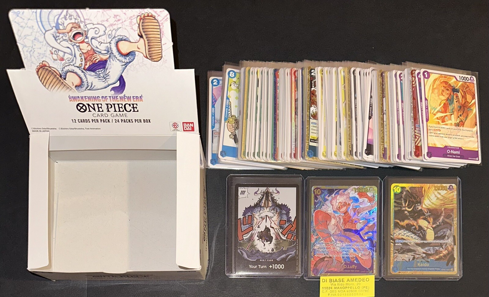 2023 Bandai One Piece TGC AWAKENING OF THE NEW ERA OP-05 Full Set Complete Eng