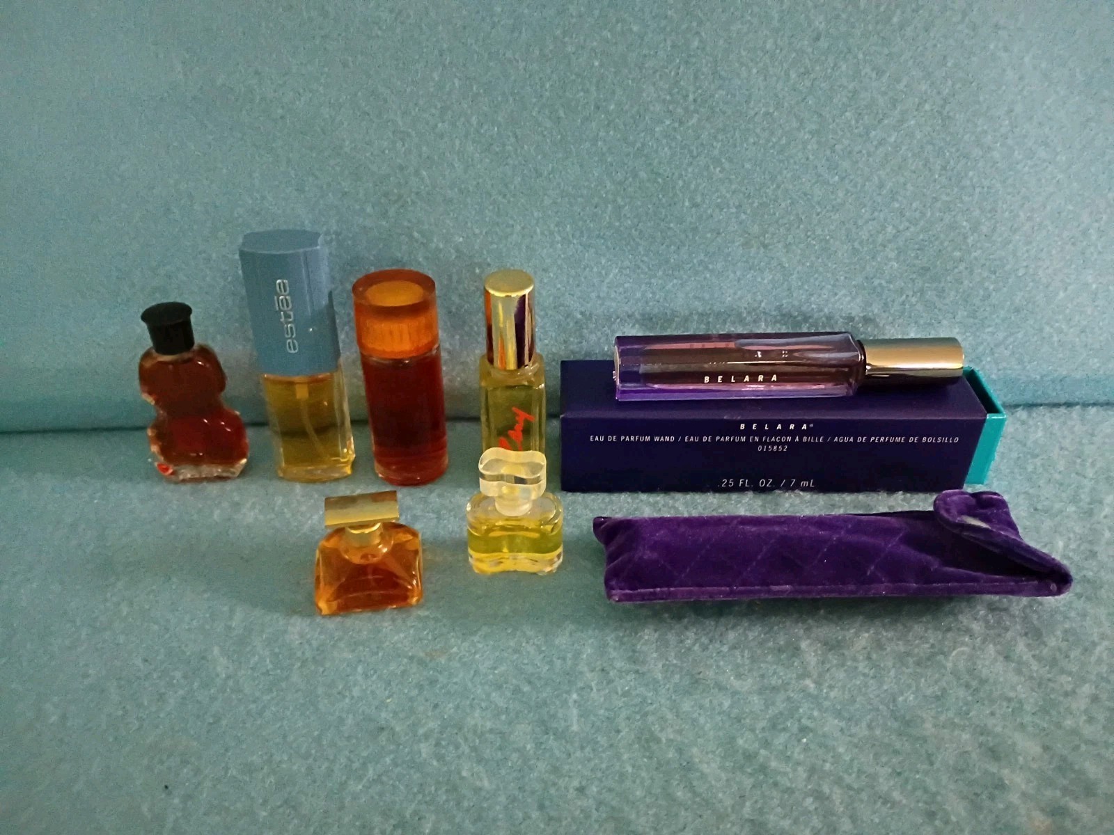 NOS Mixed Brands Lot of 7 Collectible Perfume Miniatures Estée Belara Tabu 