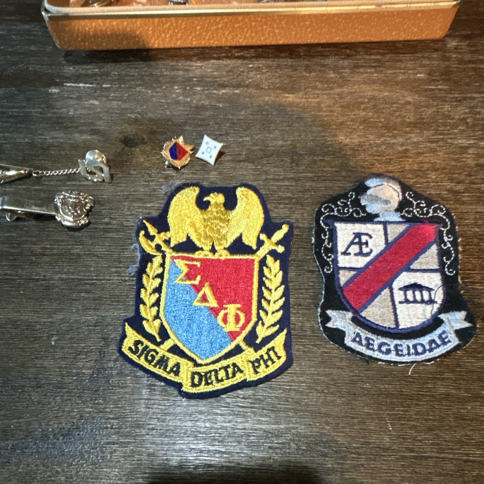 Vintage UT Arlington Pre-National Frat 6pc Lot Aegeidae & Sigma Delta Phi  ΔΤΔ