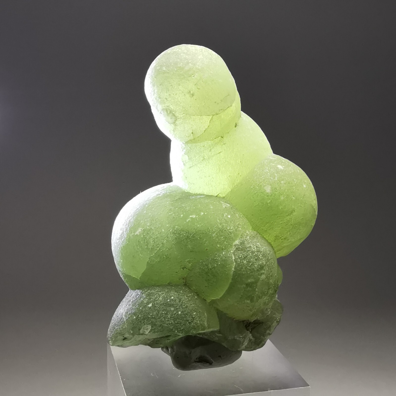 321ct Prehnite Cluster / Kayes, Mali / Rough Crystal Gemstone Specimen Mineral