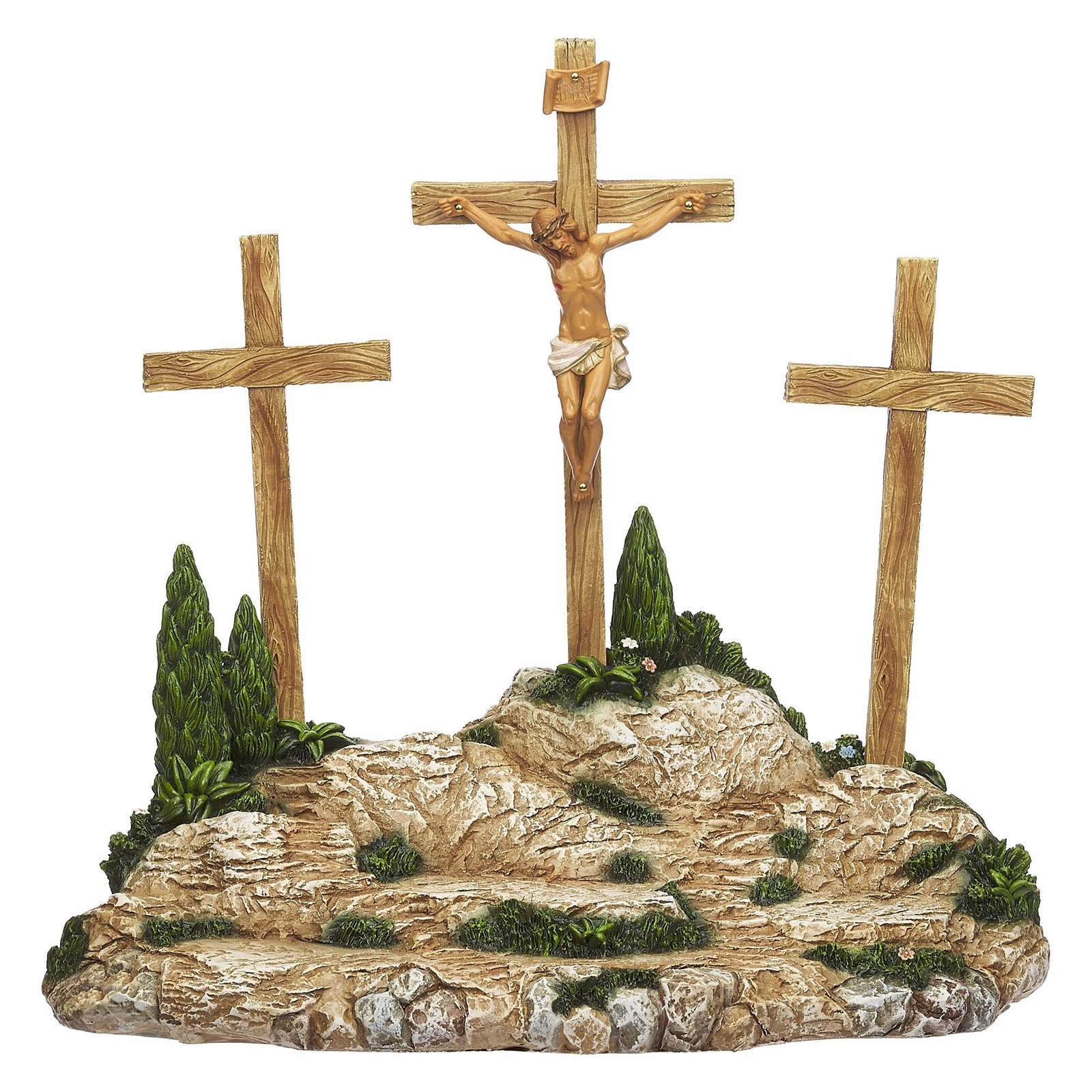 Fontanini by Roman, 4 Piece Crucifixion Scene Set, 5