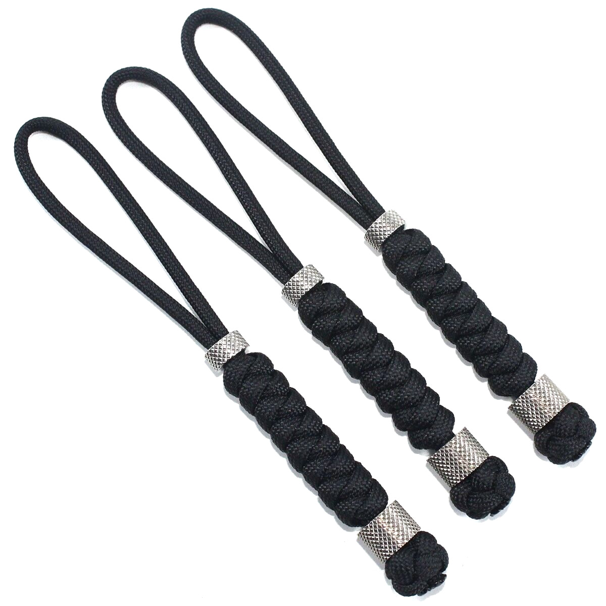 550 Paracord 3 PACK Knife Lanyard Lanyard For Knife EDC Backpack Zipper Pulls