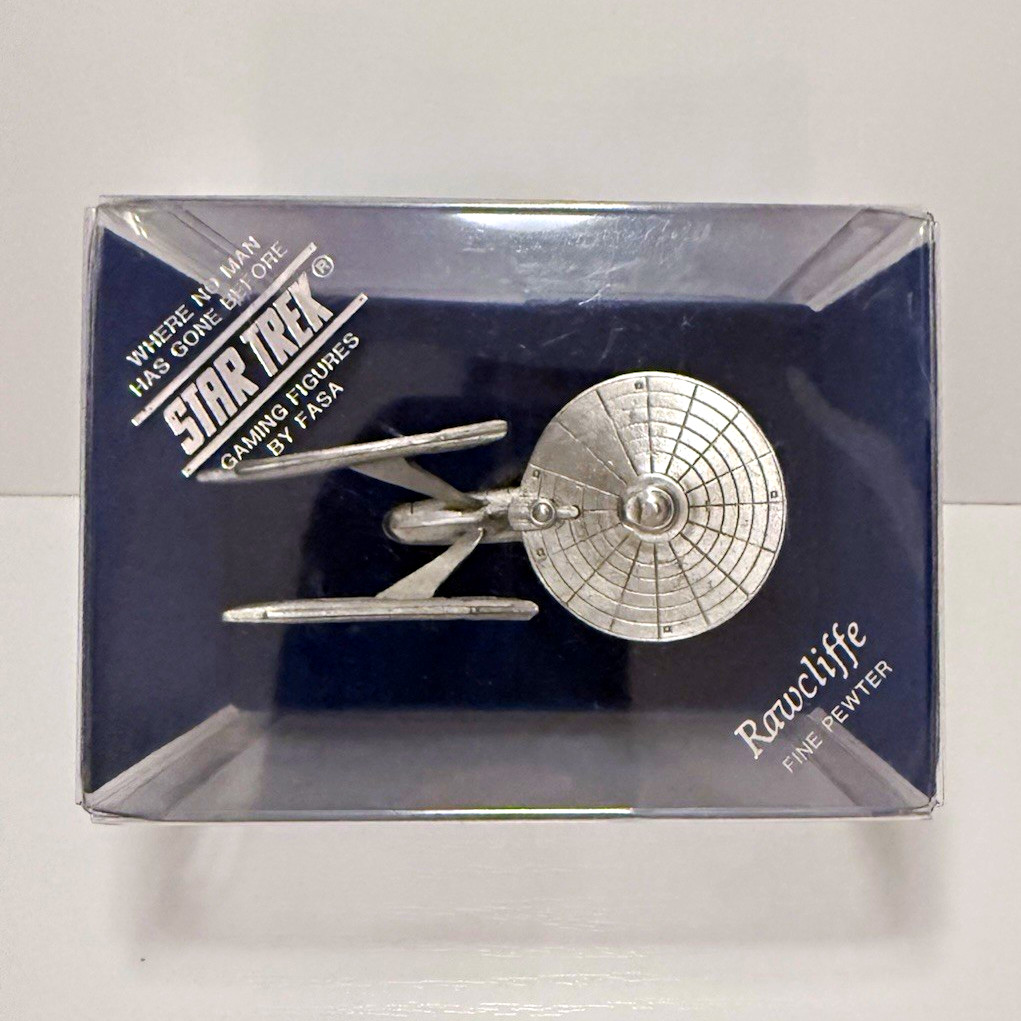 Rawcliffe Star Trek USS Enterprise Fine Pewter Space Ship Collectible Replica