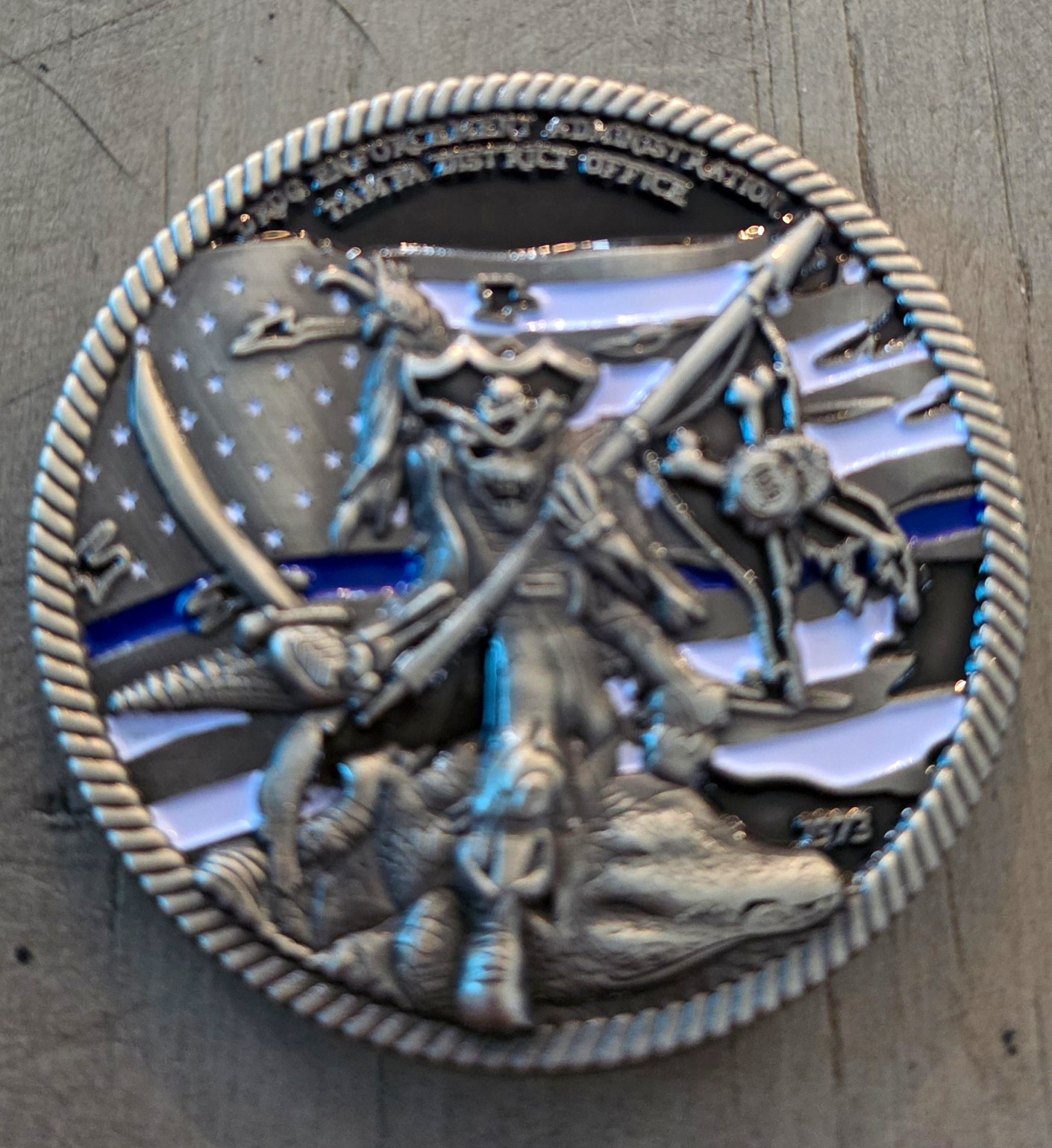 Drug Enforcement Administration Tampa District Office  Challenge Coin