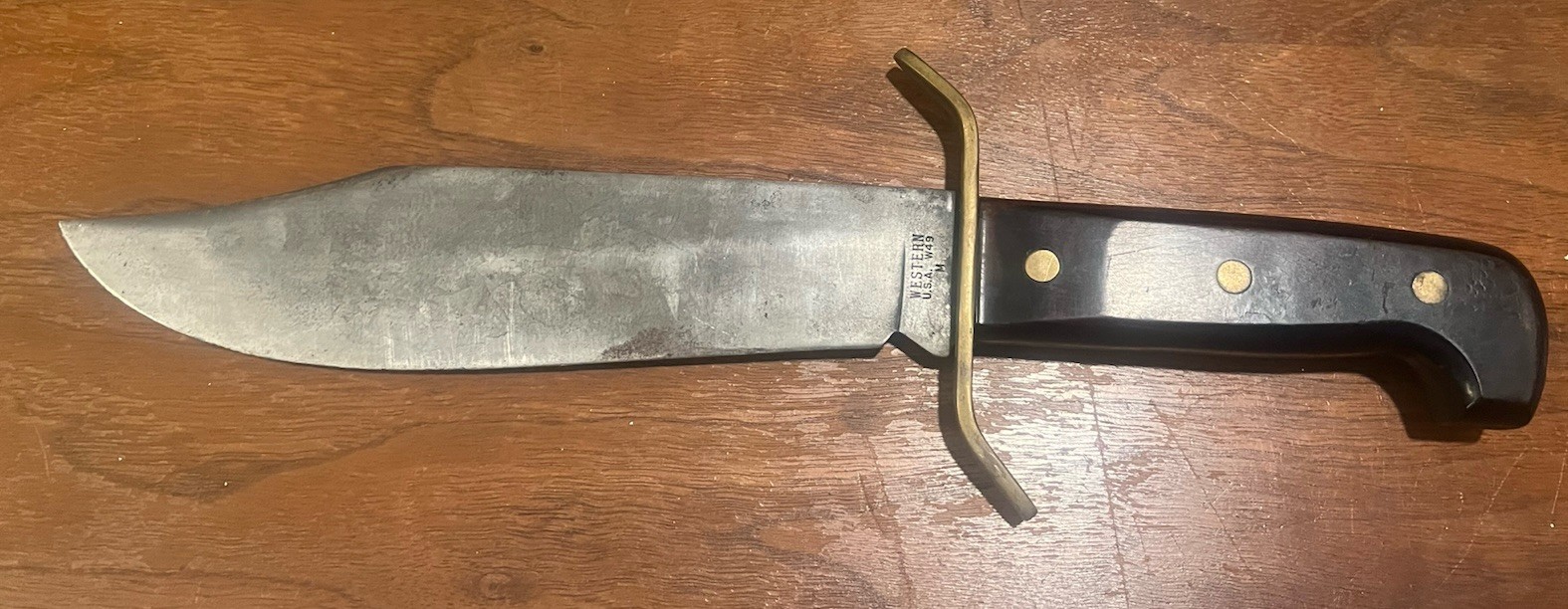 Vintage VTG Western USA W49 Bowie Knife