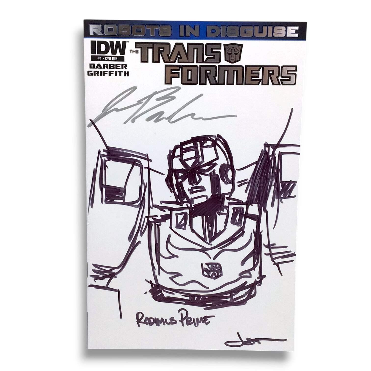 IDW Transformers: Robots in Disguise #1 (2012) – Original Rodimus Prime Sketch b