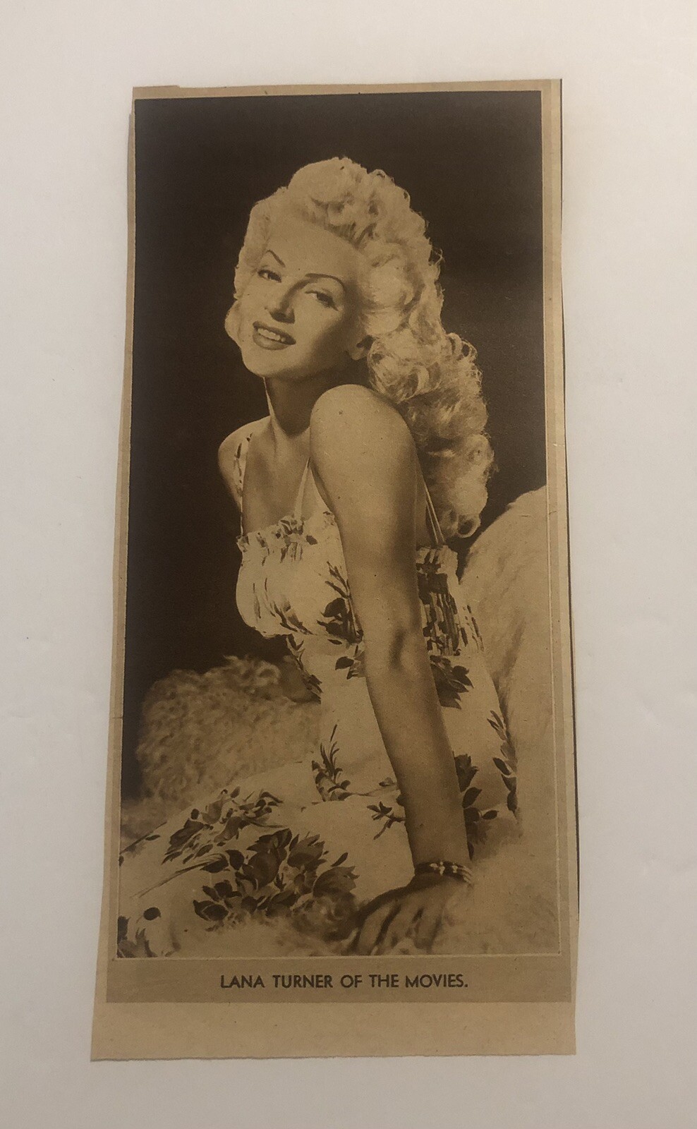 1940’s Actress Lana Turner Magazine Clipping 0C24