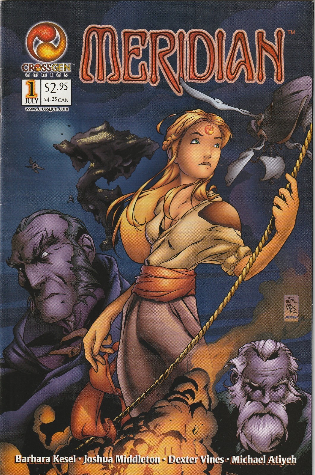 Meridian #1 ~ CrossGen Comics ~Out of Print, Hard to Find VF