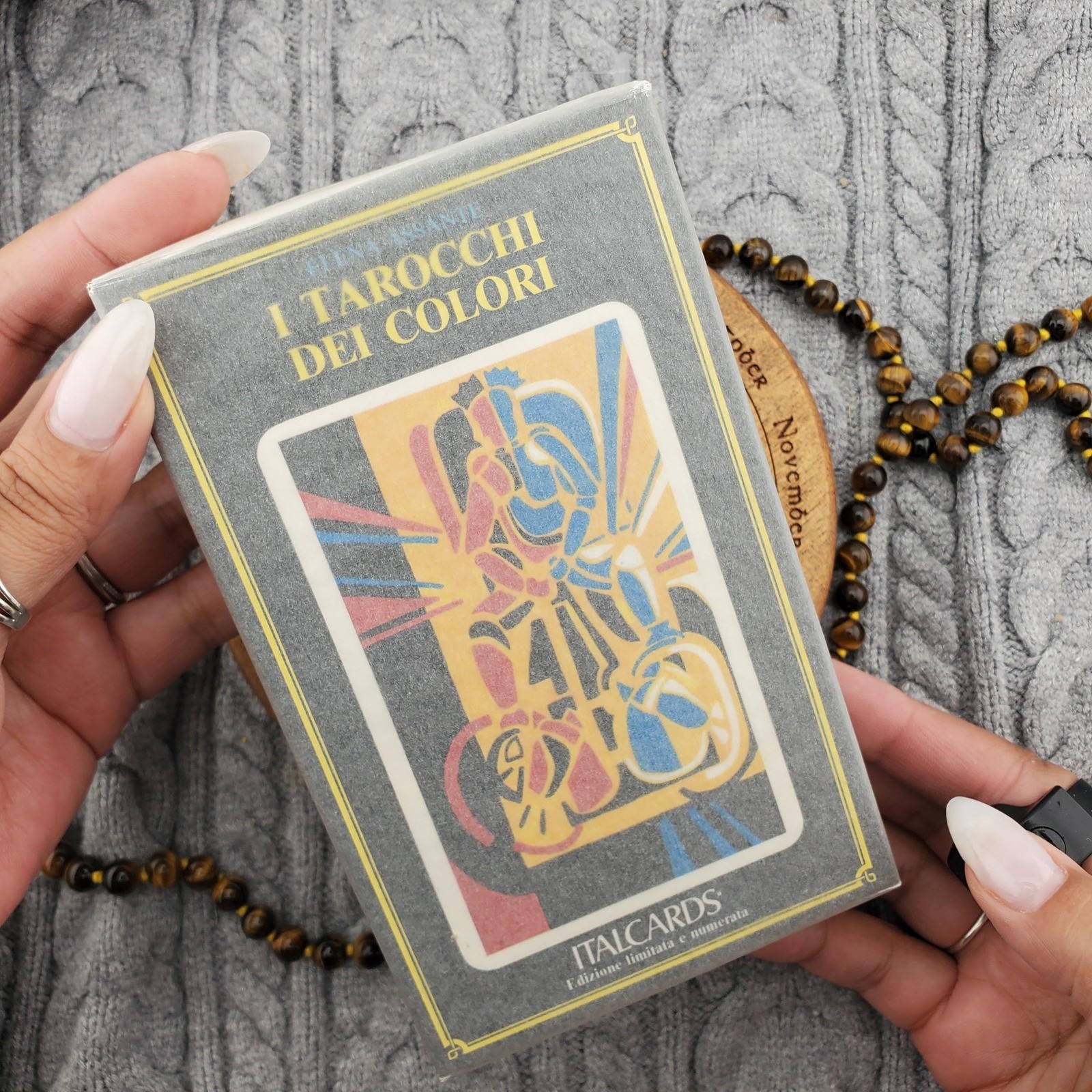 I Tarocchi Dei Colori Tarot Cards 78 Card Complete Deck Vintage Numbered Limited