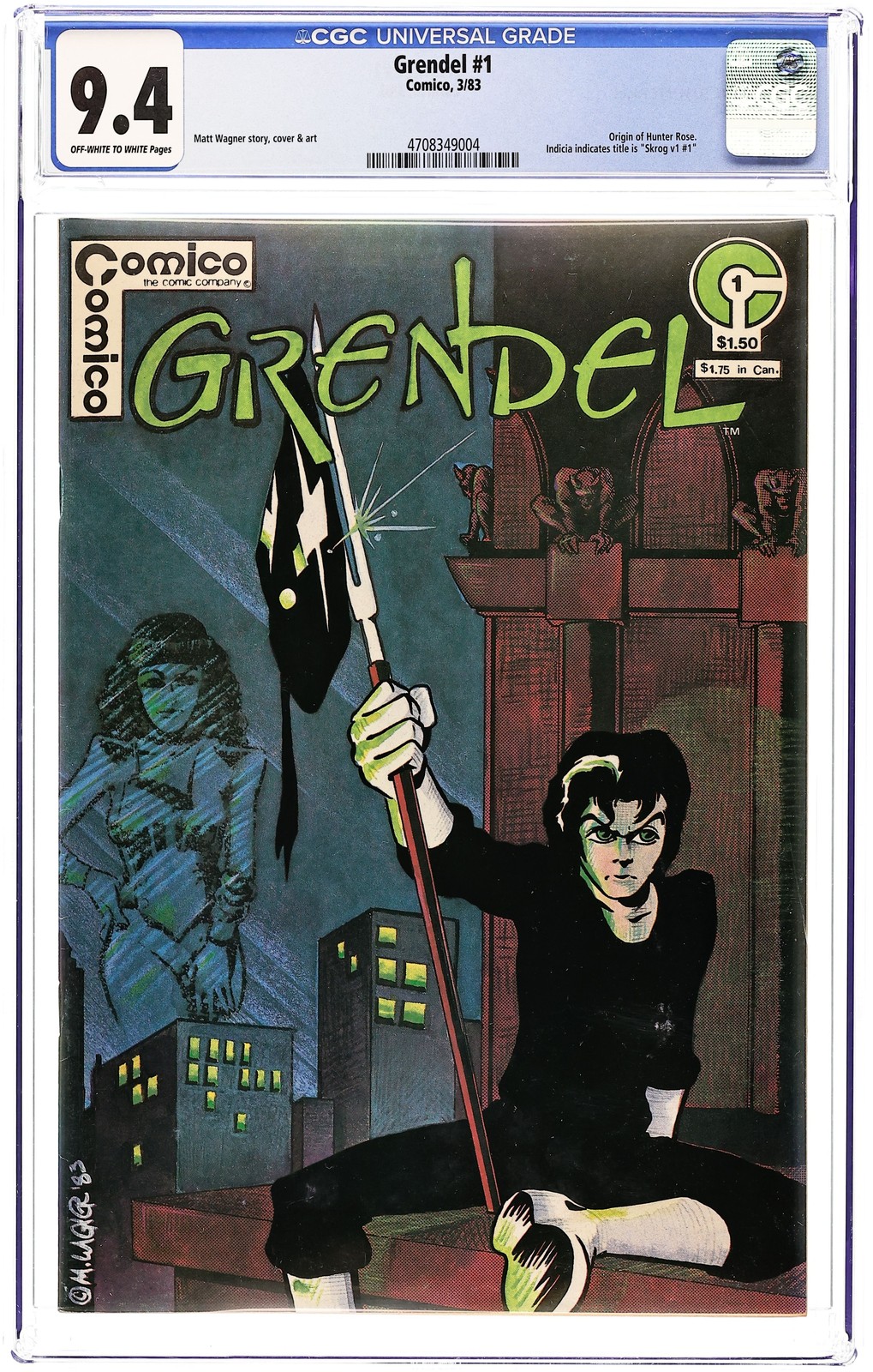 Grendel #1 CGC 9.4 1983 4708349004