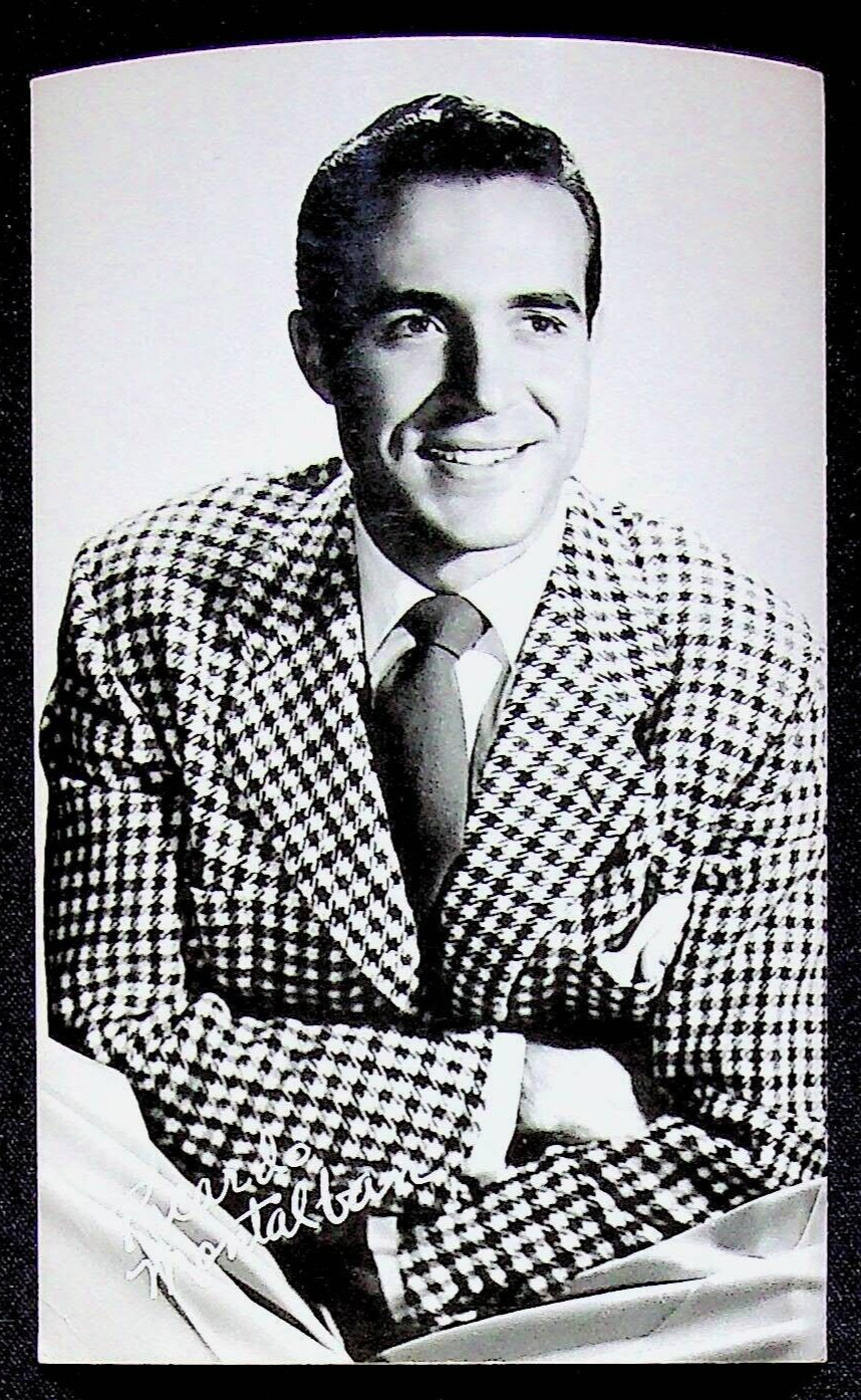 RPPC 1950s Actor Ricardo Montalban Movie Star Real Photo Postcard A20