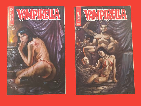 Vampirella #10 #11 Dynamite Entertainment 2026 Lucio Parrillo Cover A Lot