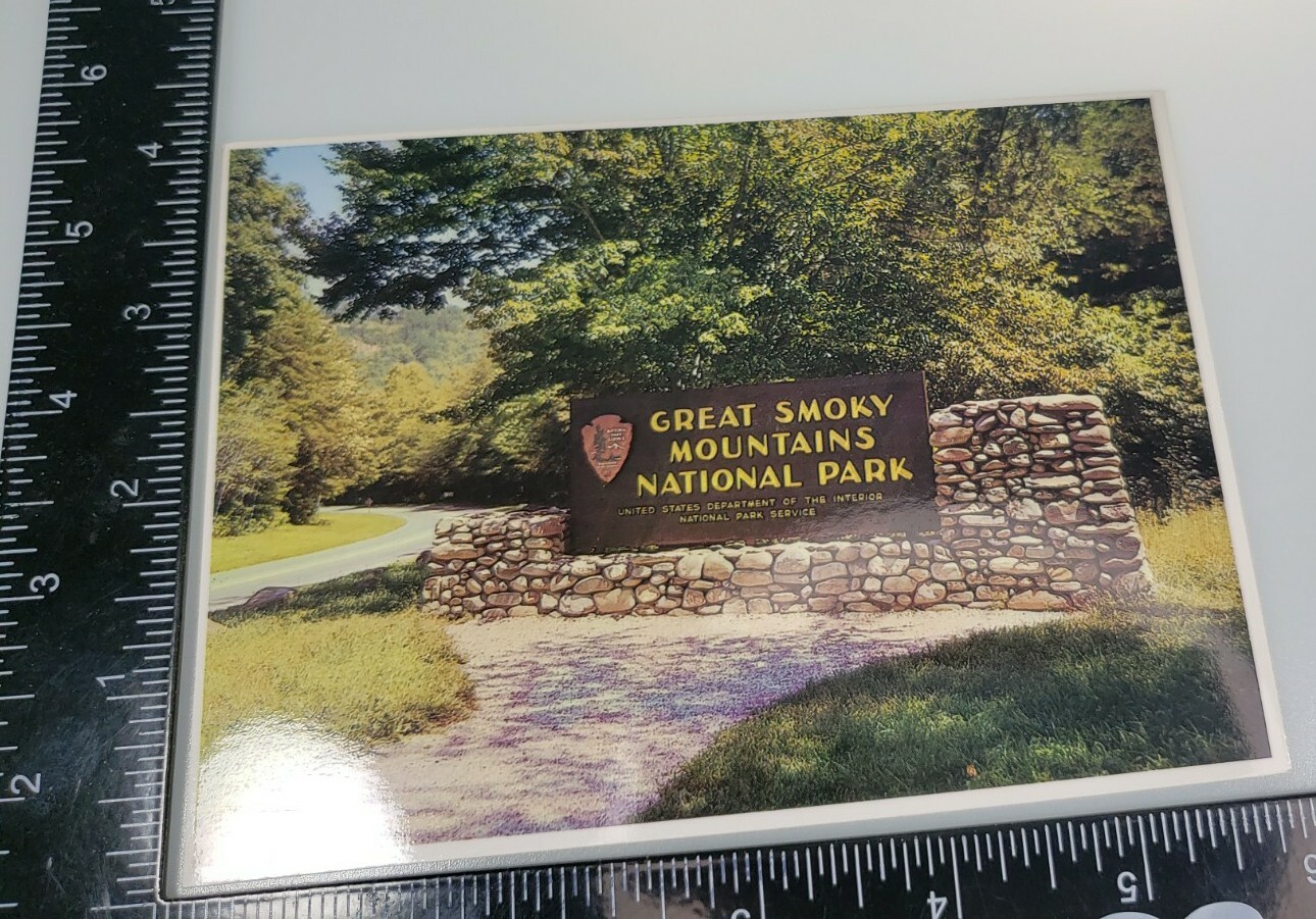 Entrance to the Great Smoky Mountains National Park Postcard