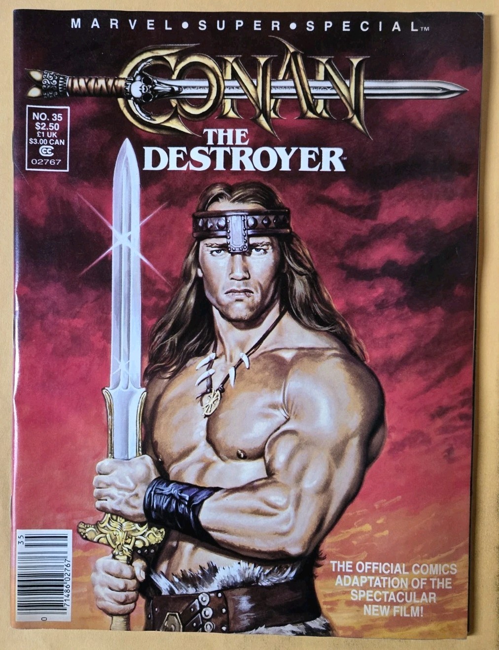 Marvel Super Special #35- Conan The Destroyer Marvel Comics 12/84