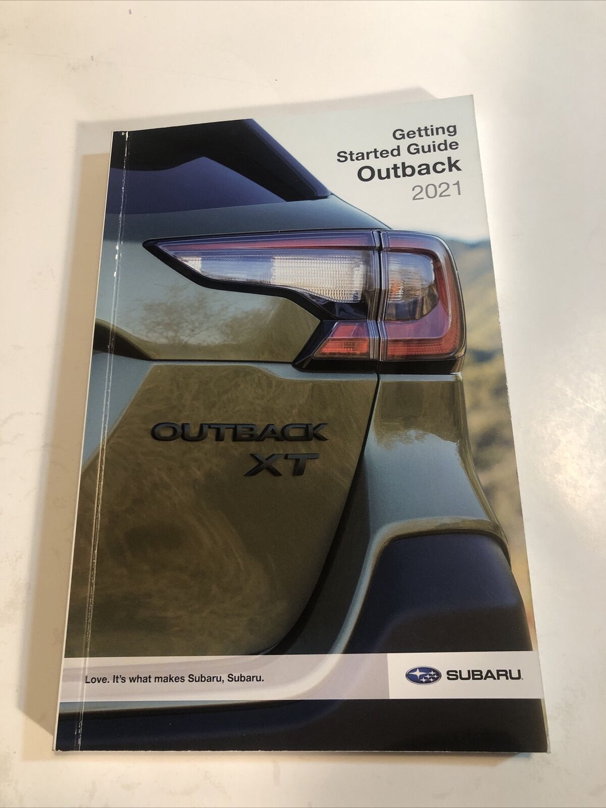 2021 Subaru Outback XT Getting Started Guide / Manual, 168 pages.  EXC