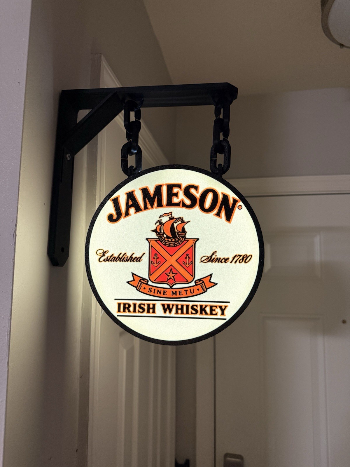 Jameson Irish Whiskey Inspired LED Pub Sign