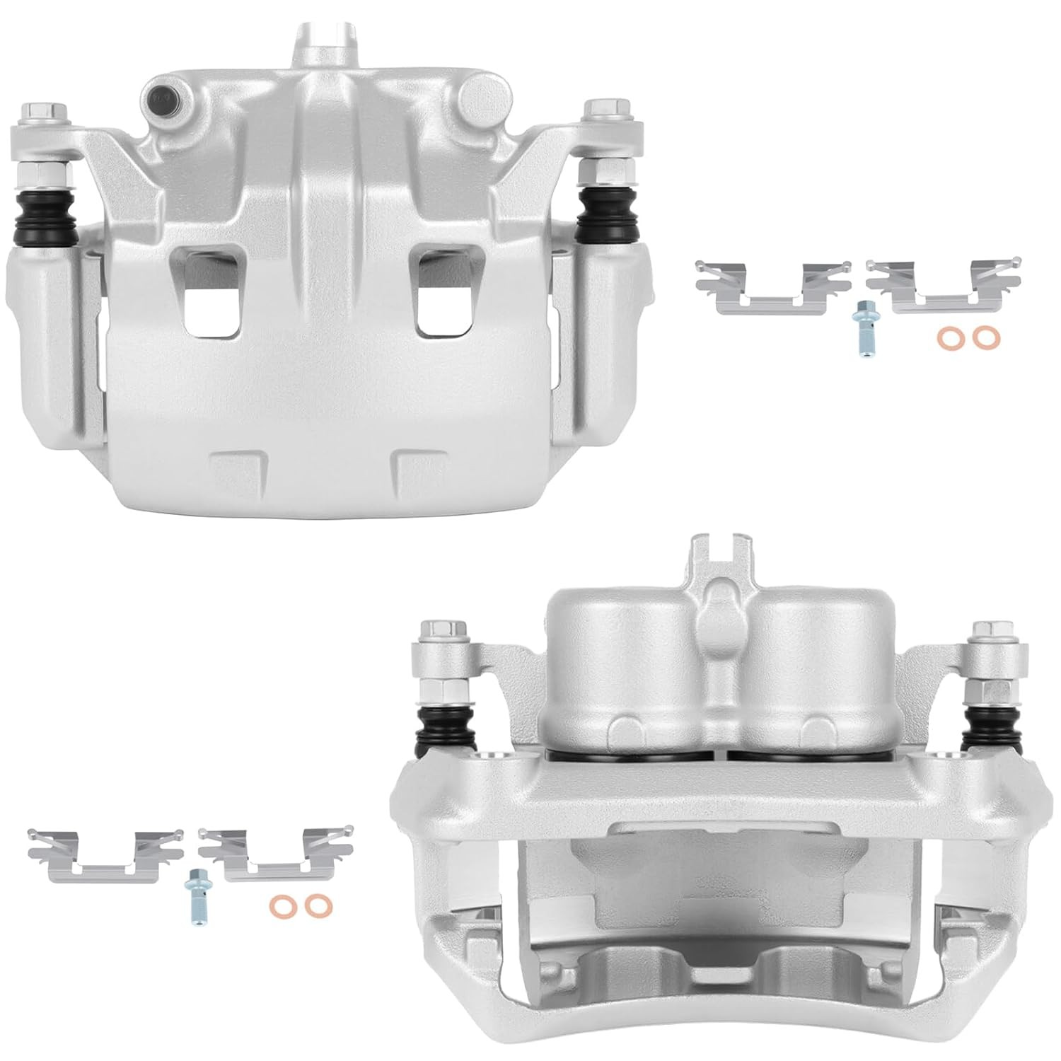 Front Left & Right Disc Brake Calipers Assembly SCITOO 19B3123A 19B3122A Silver