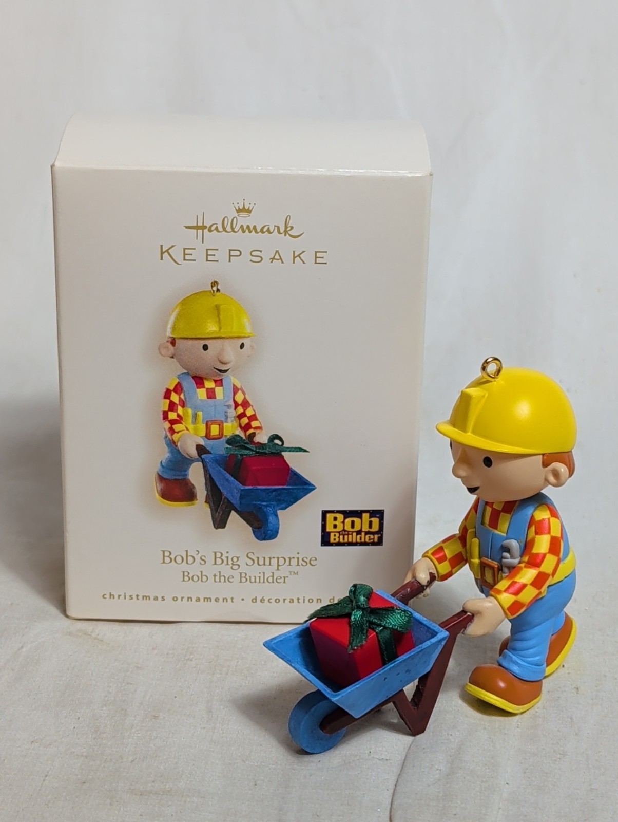 Bob The Builder Ornament 2007 Christmas Hallmark Keepsake Bob’s Big Surprise