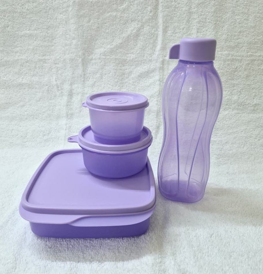Tupperware ECO Lunch it/Snack it with little wonders snack bowls with bottle