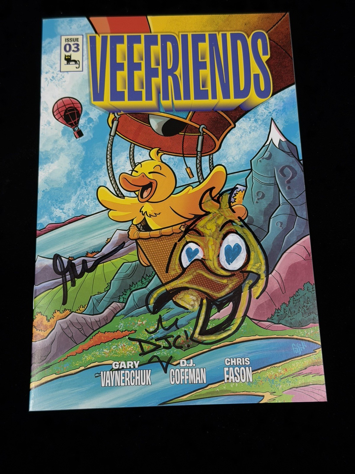 VeeFriends #3 World Tour 2025 Decisive Duck DJ Coffman Sketch Signed Vaynerchuk