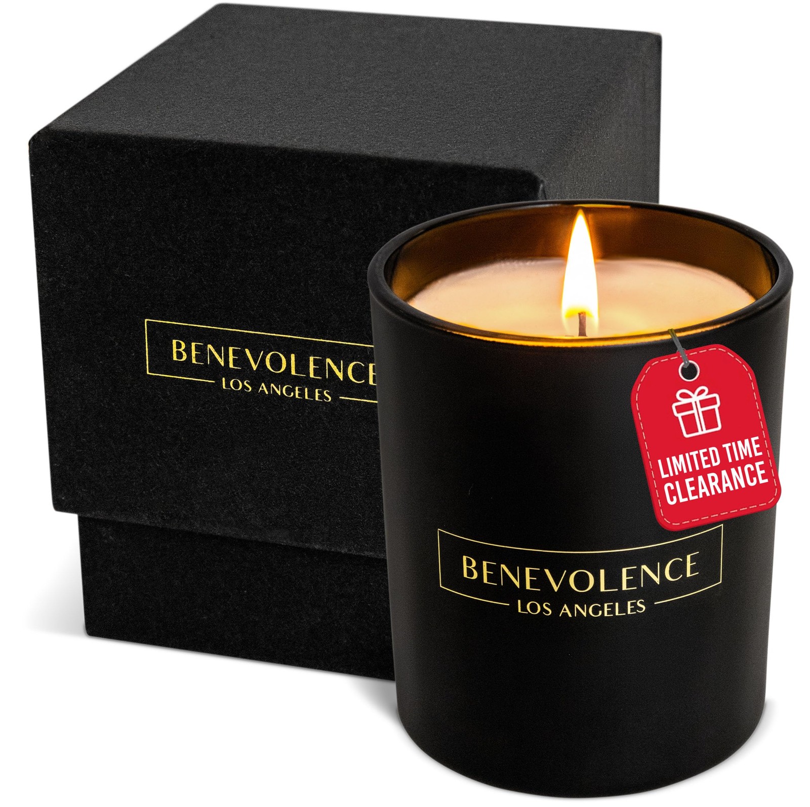 Benevolence LA Clearance Candle Rose & 6 oz - 1 wick, Wild Lavender 