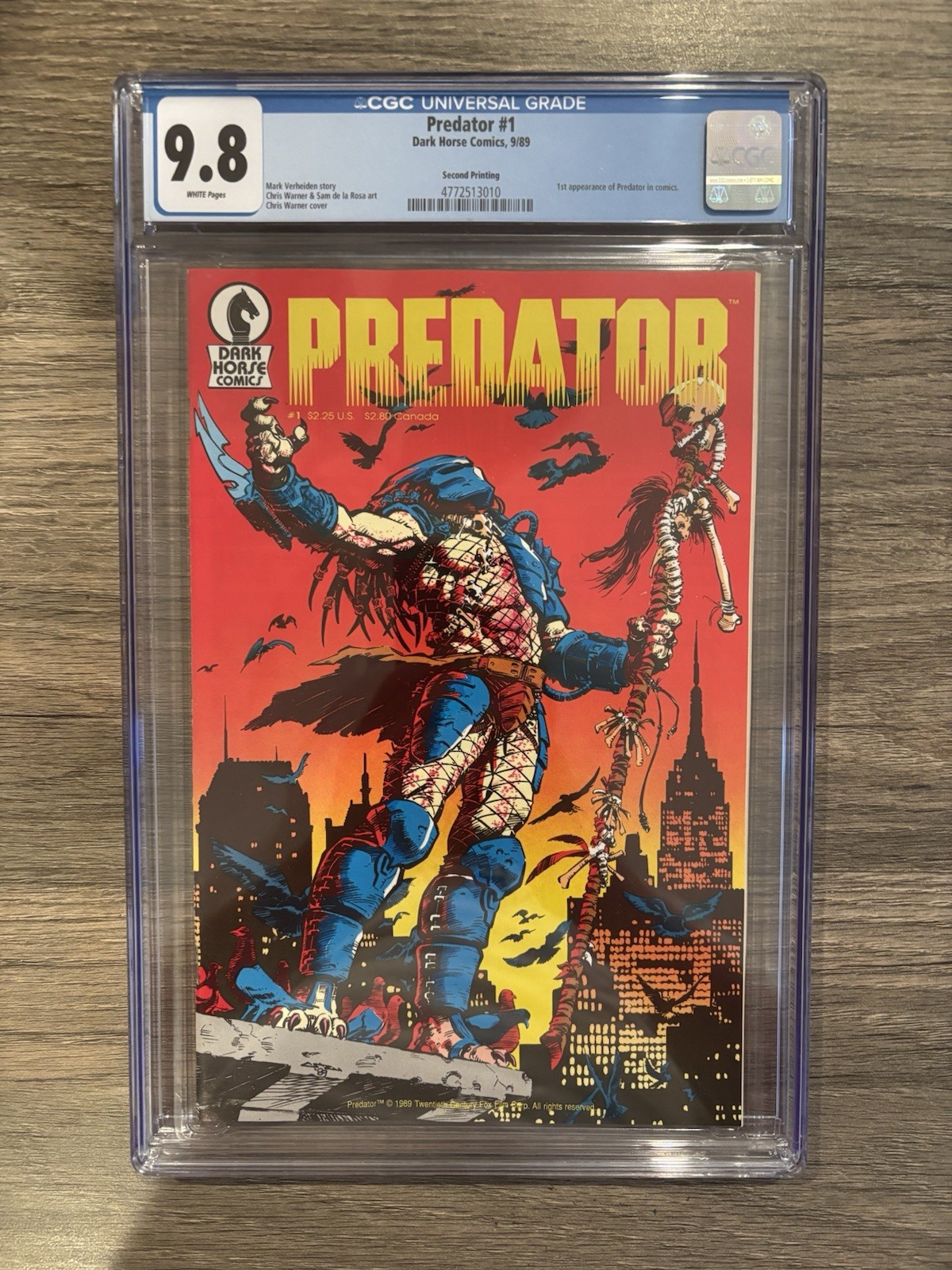 Predator #1 CGC 9.8 1st Predator In Comics Very Rare Grade 🔑🔥🔥
