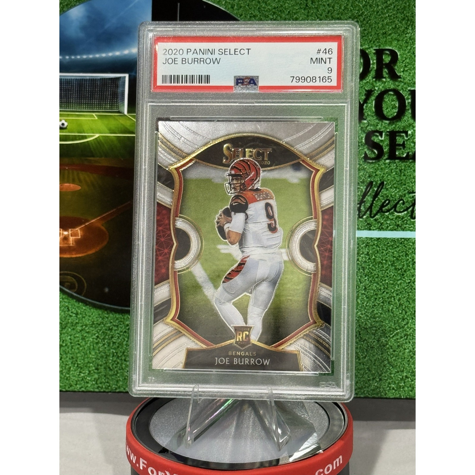 2020 Panini Select Joe Burrow PSA 9
