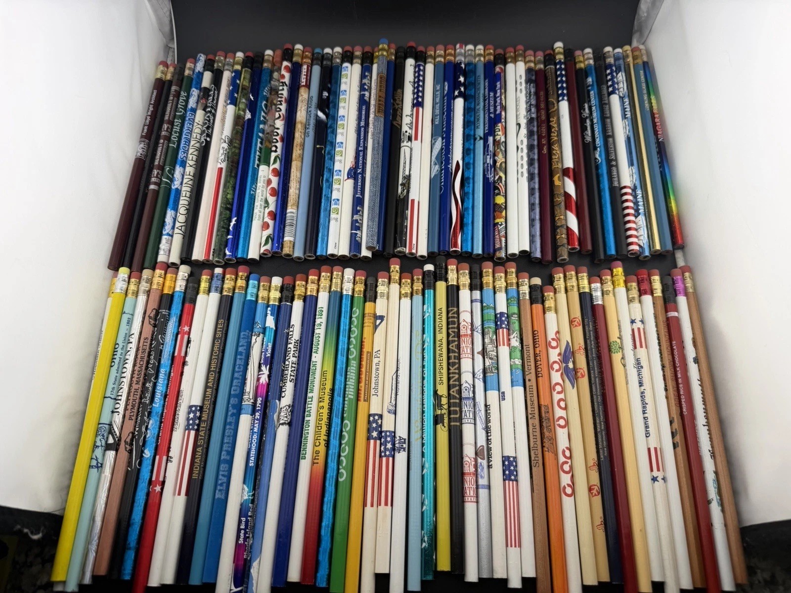 101 Vintage New Old Stock Pencils Various Advertising Novelty Souvenir