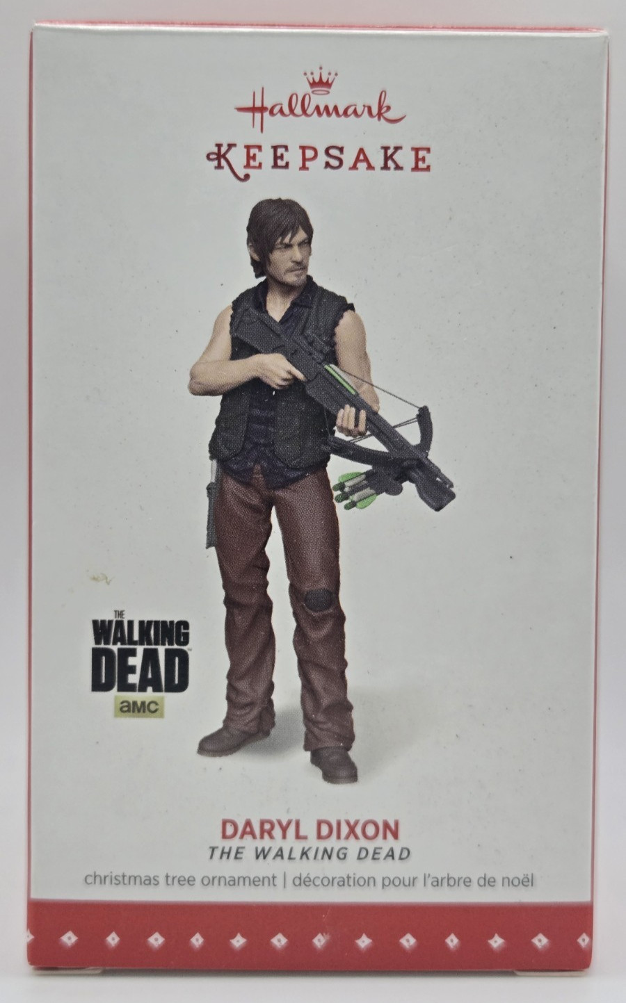 Daryl Dixon Crossbow The Walking Dead 2015 Hallmark Keepsake Christmas Ornament