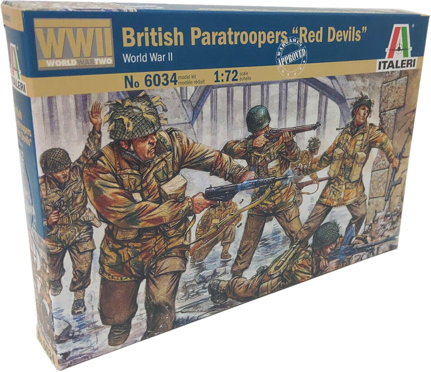 PLATZ Italeri Plastic Model Kit 1/72 British Airborne Forces IT6034