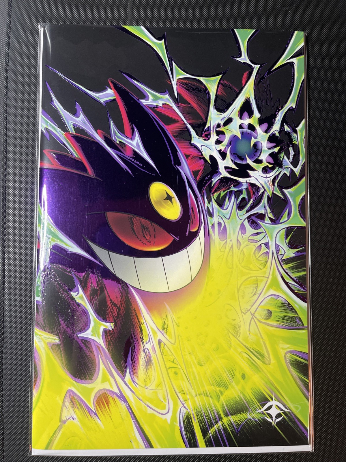 Fame Satoshi Tajiri Grim Shady Gengar Embossed Spot Foil + COA #35/100