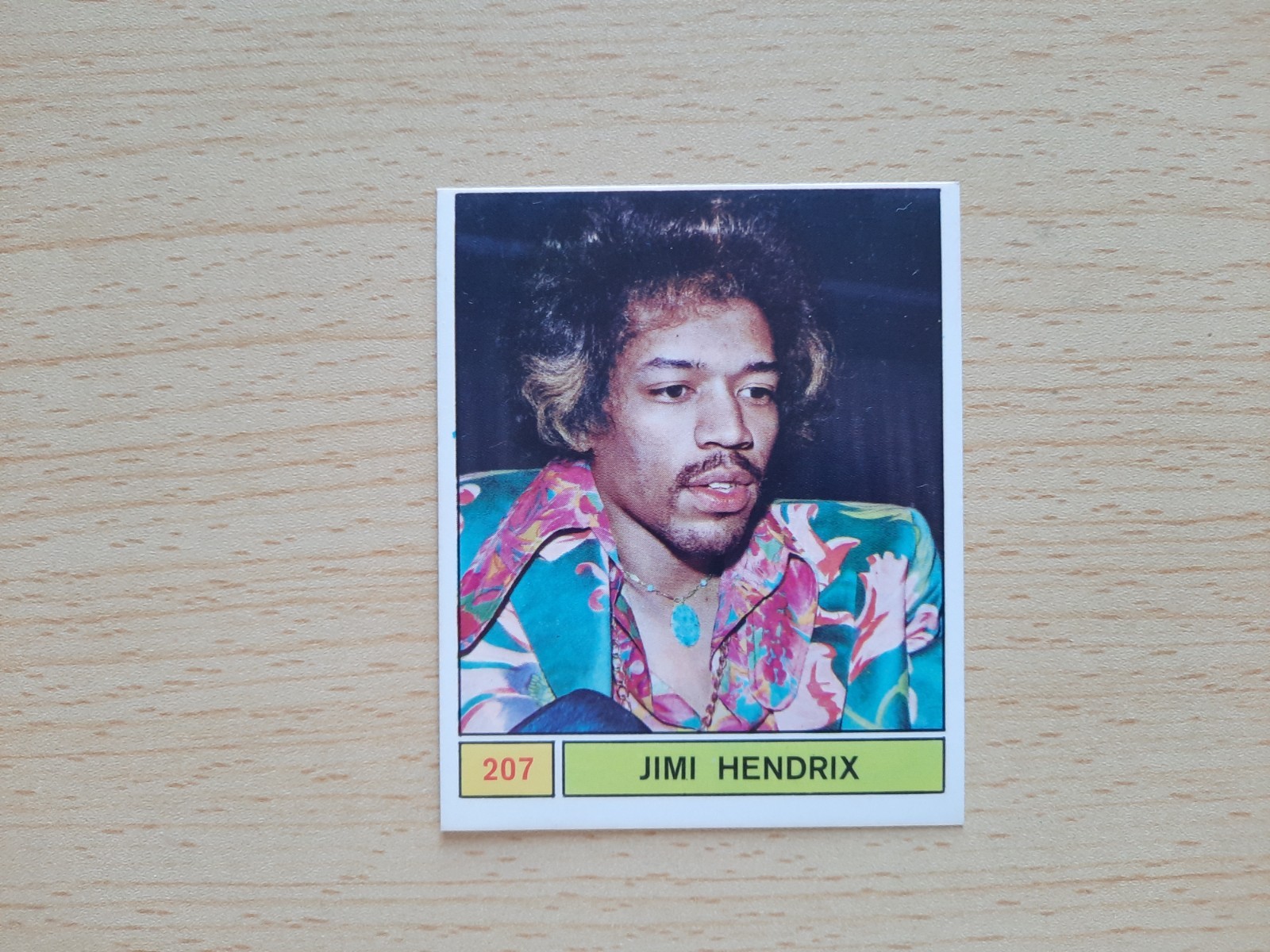 Panini Cantanti 1969 Jimi Hendrix