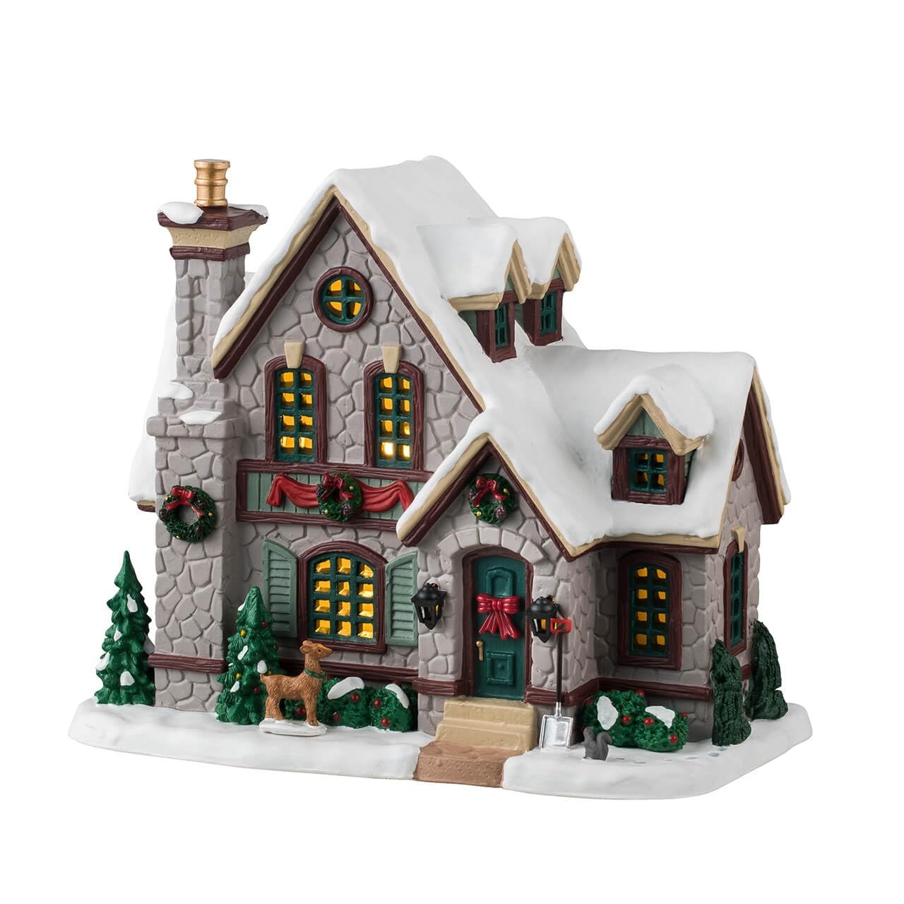 Lemax Lighted Christmas Village Country House - Multicolor Porcelain