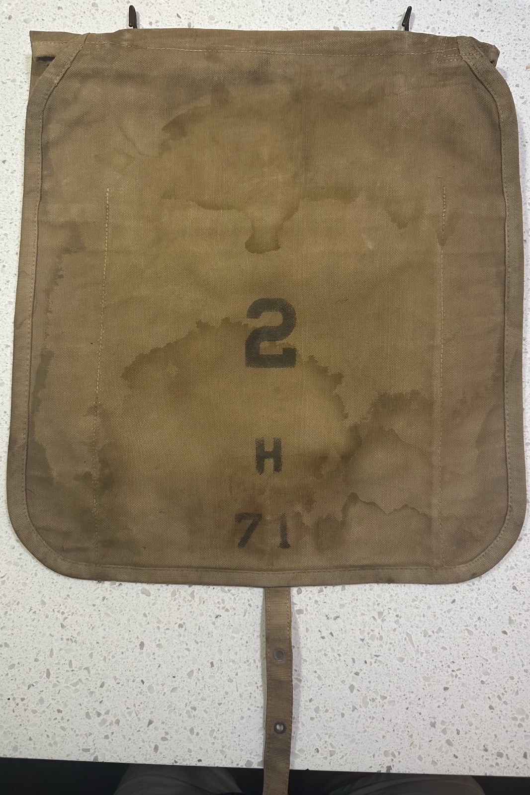 M1898 Spanish American War 2nd Infantry Regimental Haversack Larger ‘98 Version