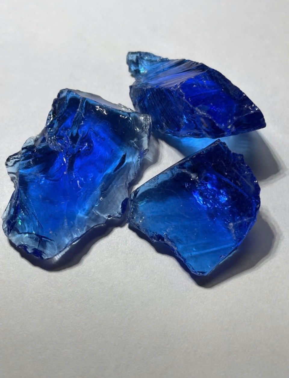 TANZANITE NATURAL RAW ROUGH CRYSTAL BLUE 3 piece 34 Grams+ HIGHLY SOUGHT AFTER,