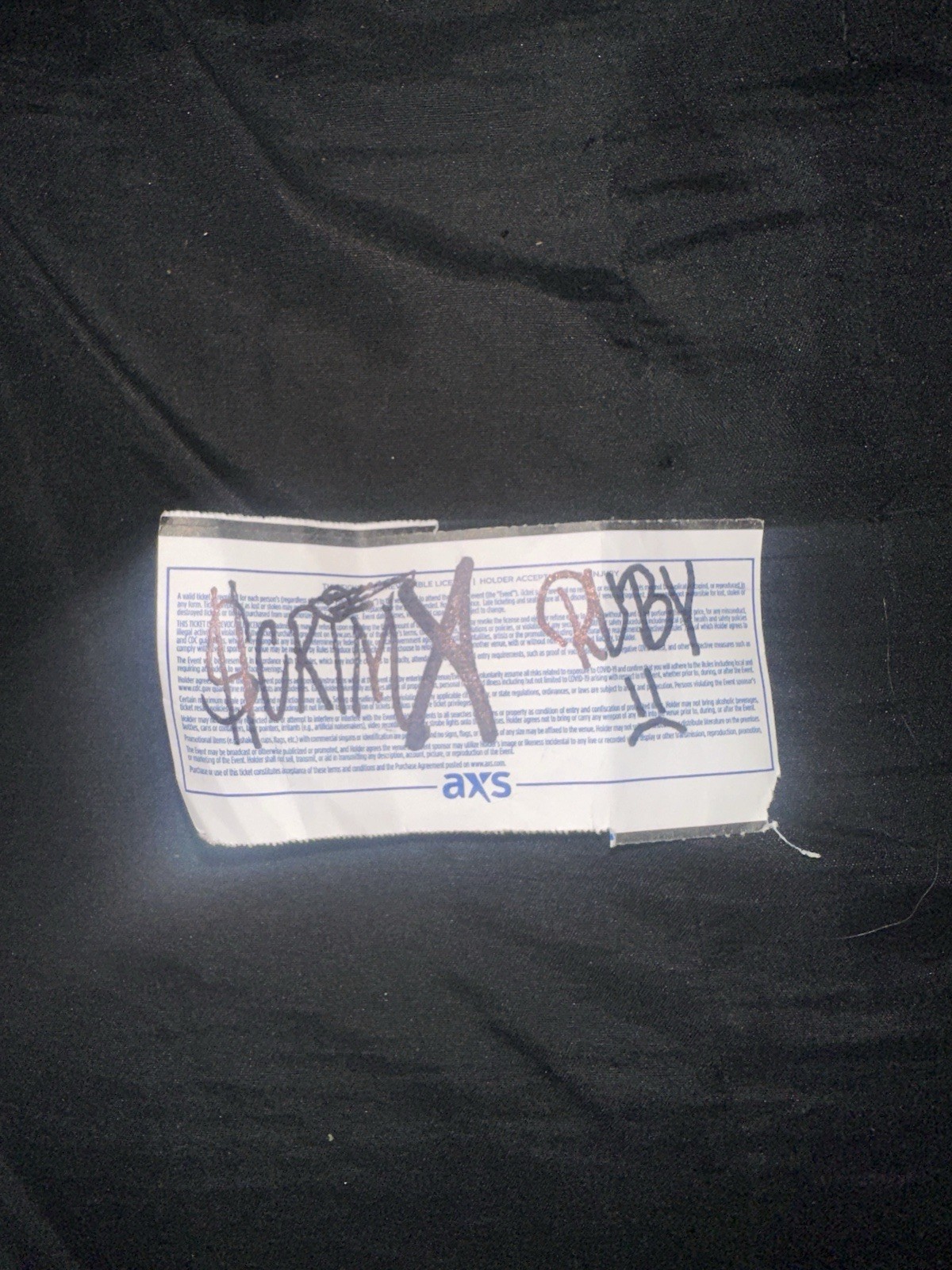 $uicideboy$ Signed Ruby & Scrim Greyday Pit Ticket GREYDAY2025 RARE
