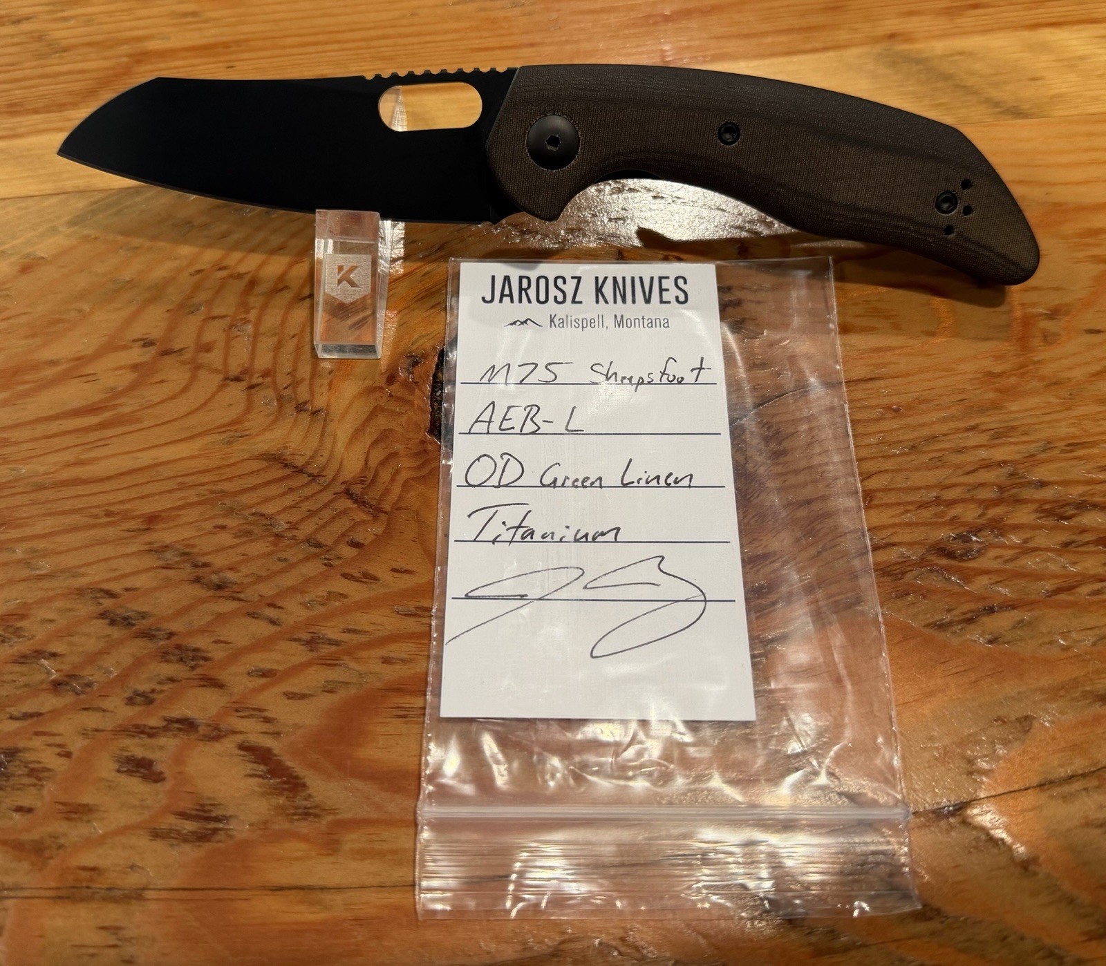 Jesse Jarosz M75 Sheepsfoot AEBL & Micarta & REK full DLC mod 🔥 🔥