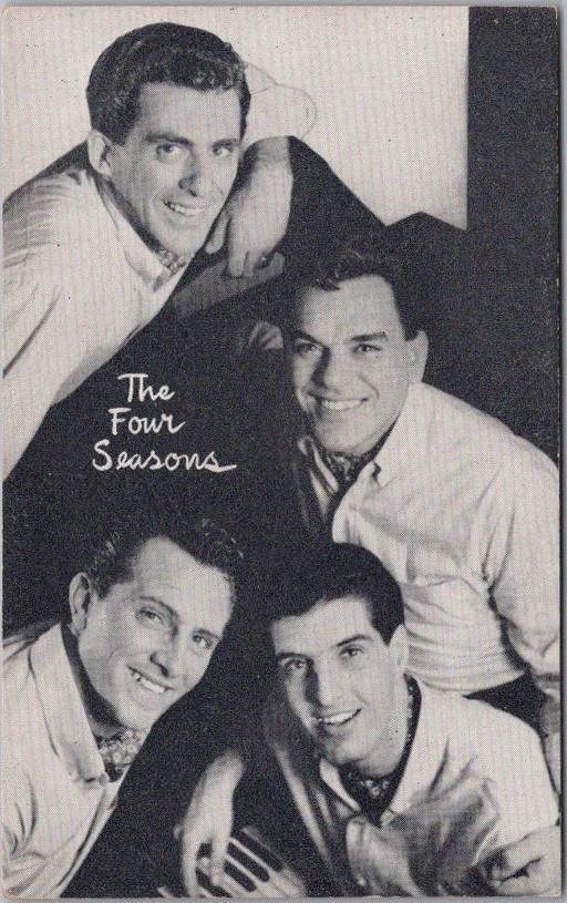 1960s THE FOUR SEASONS Music Group Mutoscope Card Frankie Valli 