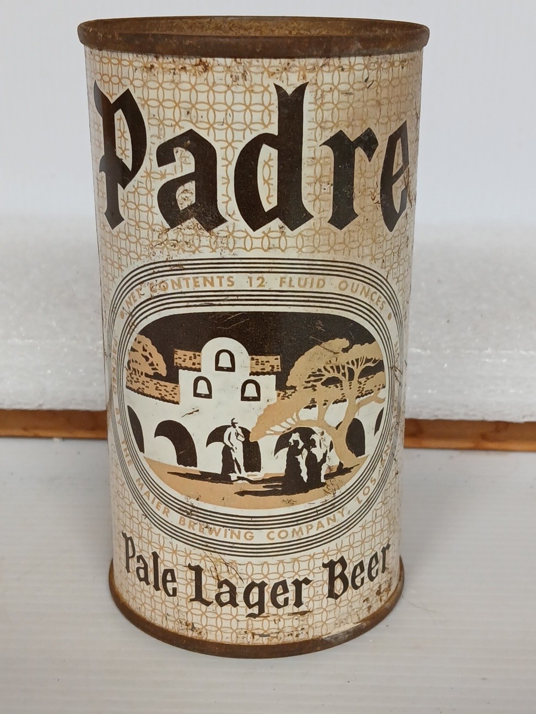 Padre Pale Lager Flat Top Beer Can Maier Brewing 